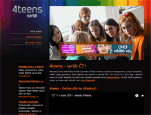 Tablet Screenshot of 4teens-serial.cz